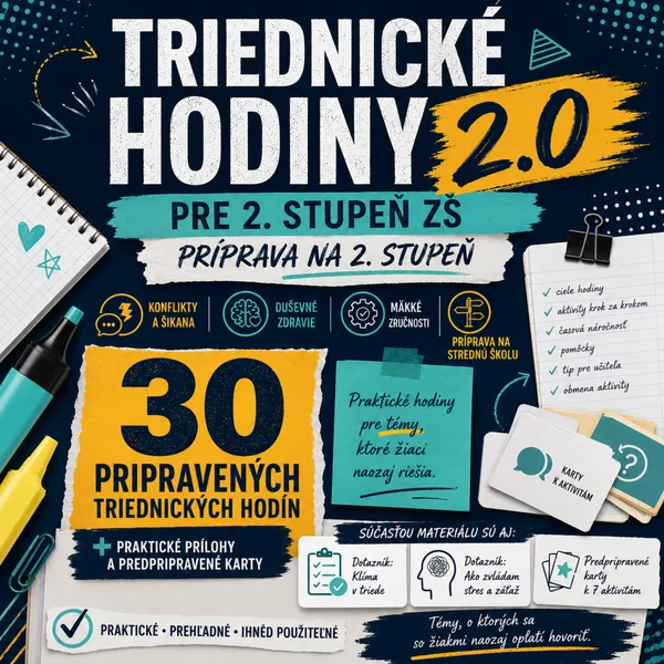 Triednické hodiny 2.0 – príprava na 2. stupeň ZŠ