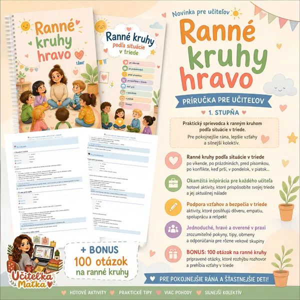 Ranné kruhy hravo (Ranné kruhy podľa situácie v triede- praktická príručka) 
