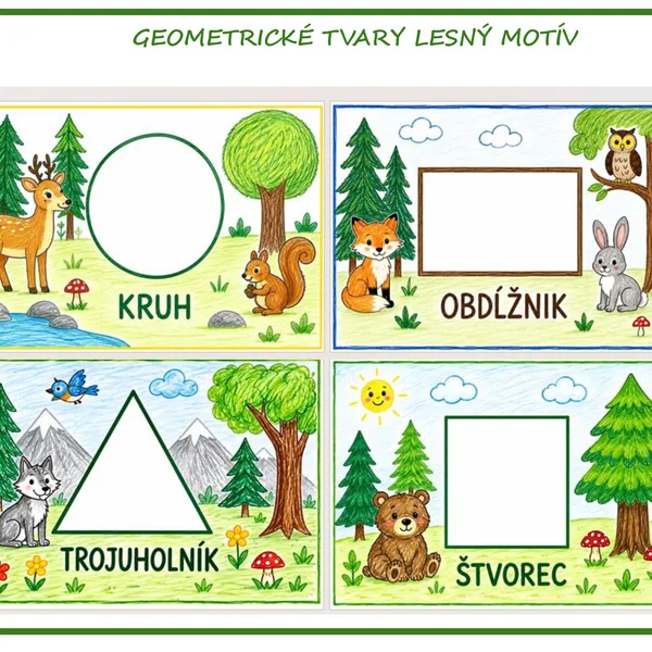 GEOMETRICKÉ TVARY LES