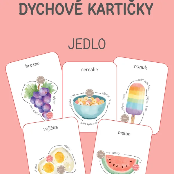 Dychové kartičky - JEDLO