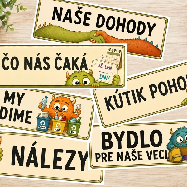 PRÍŠERKOVO – Označenie triednych kútikov