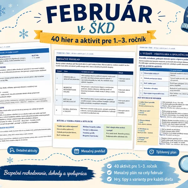 Február v ŠKD