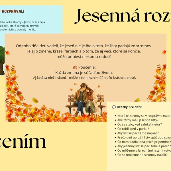 Jeseň,rozprávka-Keď sa stromy rozprávajú