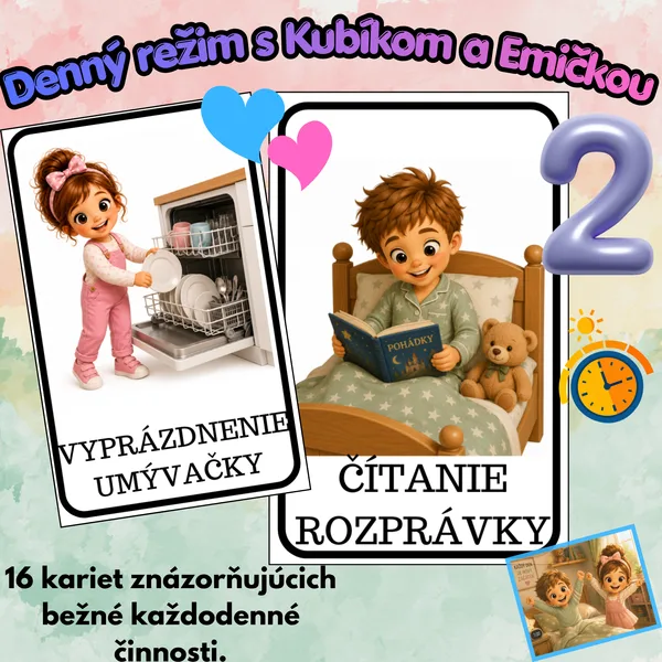 🌞 Kubík a Emička – Denný režim 2 (rozširujúca sada)