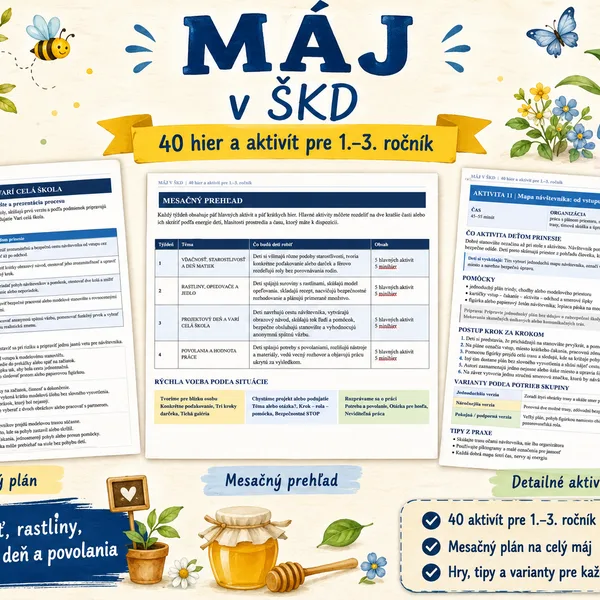 Máj v ŠKD