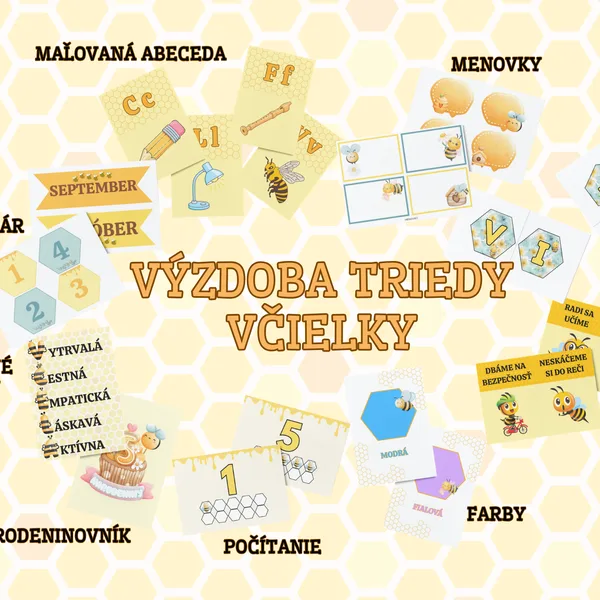VČIELKY - VÝZDOBA TRIEDY