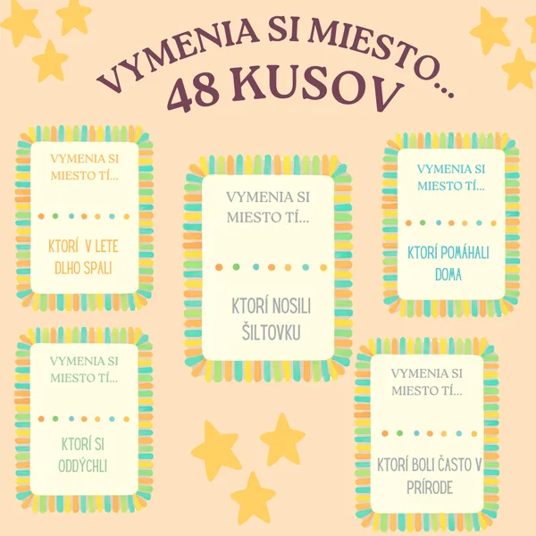 ☀️VYMENIA SI MIESTO - začiatok školského roka - Back to school kolekcia ☀️
