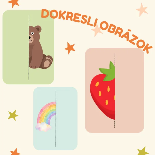 ✏️DOKRESLI OBRÁZOK (aktivita) ✏️