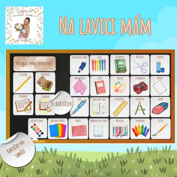 Na lavici mám