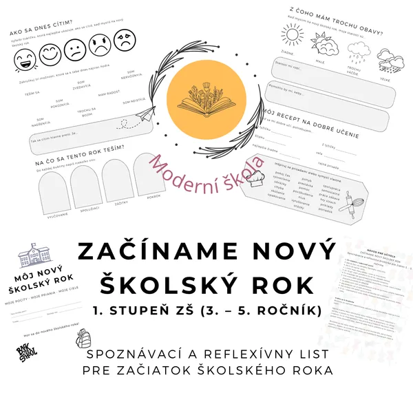 Začíname nový školský rok - 1. stupeň ZŠ, 3. - 5. ročník