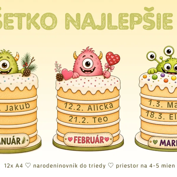 PRÍŠERKOVO – Narodeninové torty