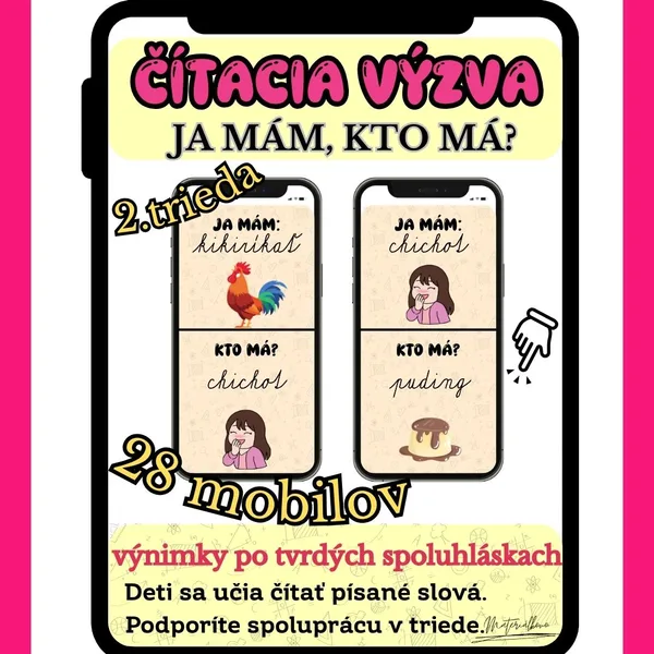Čítacia výzva - výnimky po tvrdých spoluhláskach