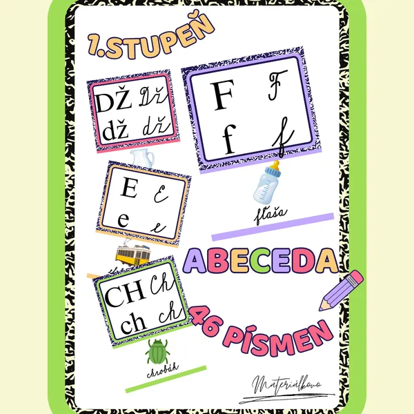 ABECEDA - FARBIČKY