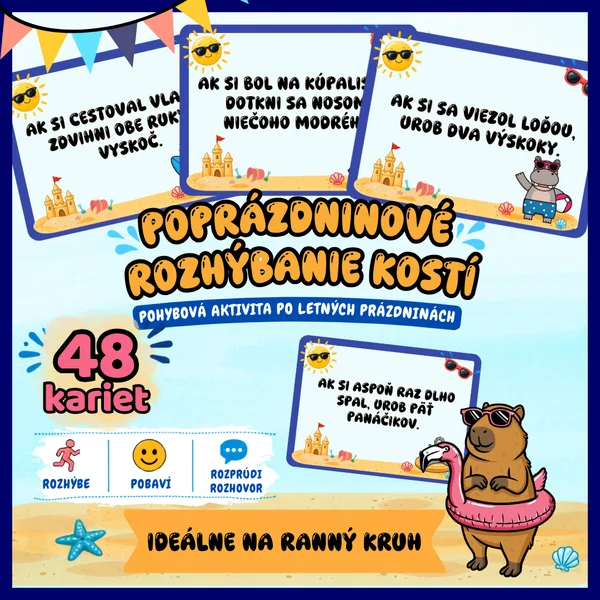 Poprázdninové rozhýbanie kostí