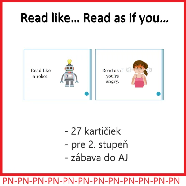 Read like… Read as if you… 