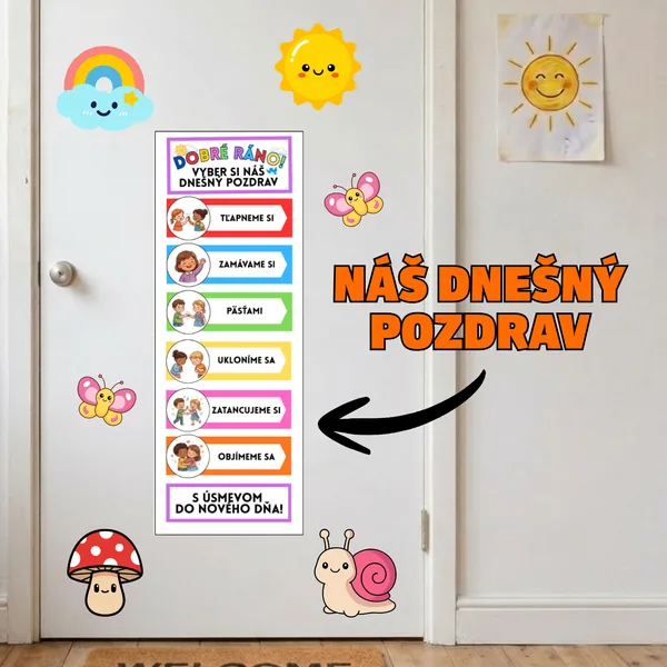 👋 Vyber si náš dnešný pozdrav 