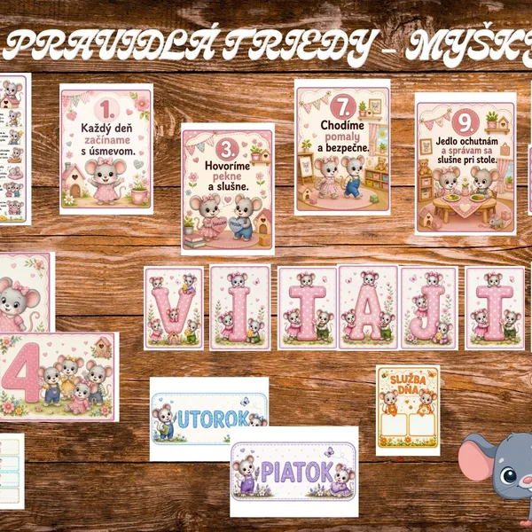  PRAVIDLÁ TRIEDY – MYŠKY 