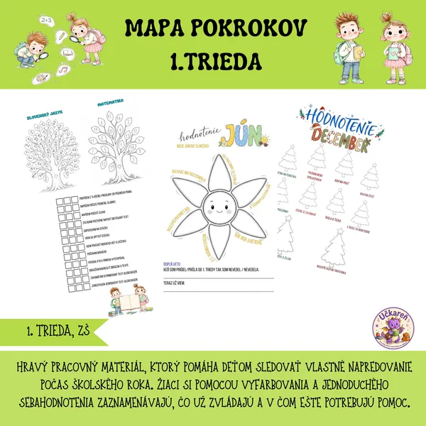 Mapa pokrokov 1.trieda
