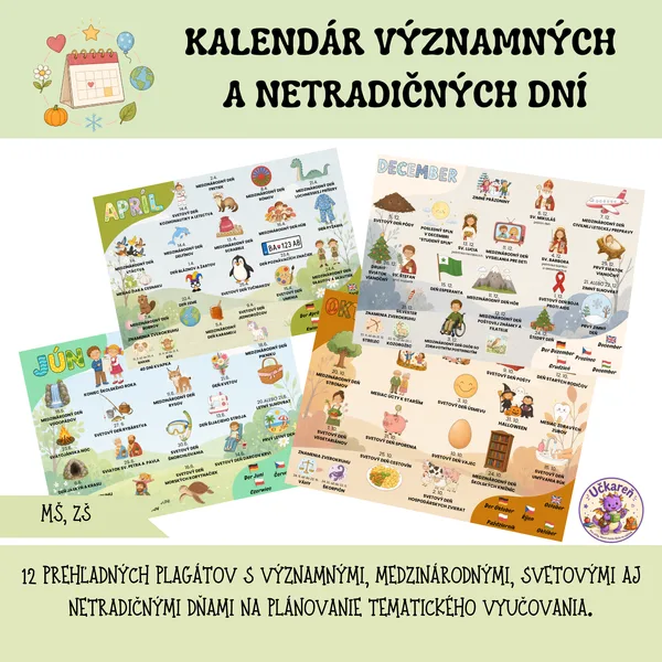 Kalendár významných a netradičných dní