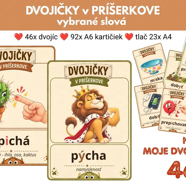 Vybrané slová – DVOJIČKY V PRÍŠERKOVE