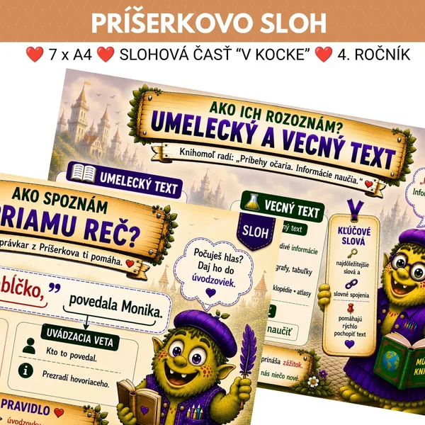 PRÍŠERKOVO – SLOH V KOCKE | 4. ročník ZŠ