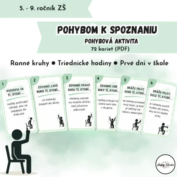 Pohybom k spoznaniu (Zoznamovacia pohybová hra)