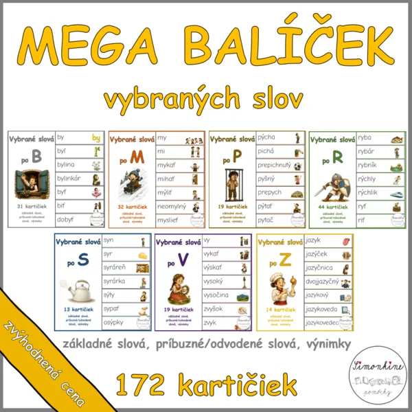 Vybrané slová - MEGA BALÍČEK