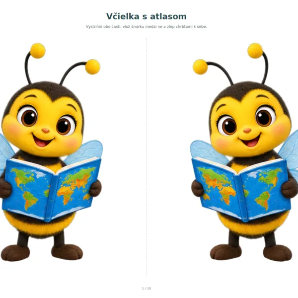 Zvieratká na šnúrku - obojstranná výzdoba triedy