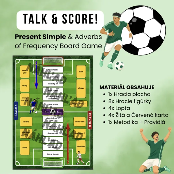 Talk & Score! Board Game - Present Simple
