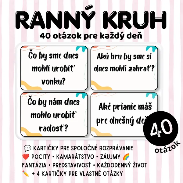 Ranný kruh – 40 otázok na každý deň | MŠ