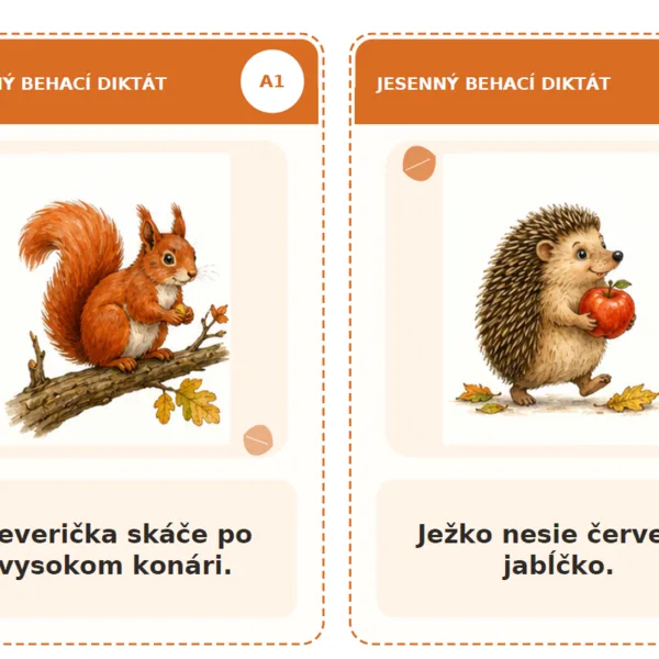 JESENNÝ BEHACÍ DIKTÁT - 2. ročník