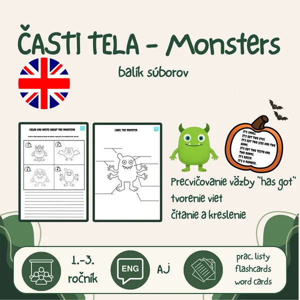 Monsters - HAS GOT (časti tela)