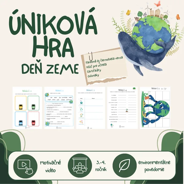 Úniková hra - Deň Zeme