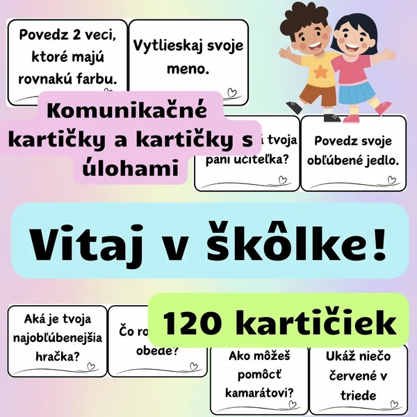 Vitaj v škôlke - Komunikačné kartičky