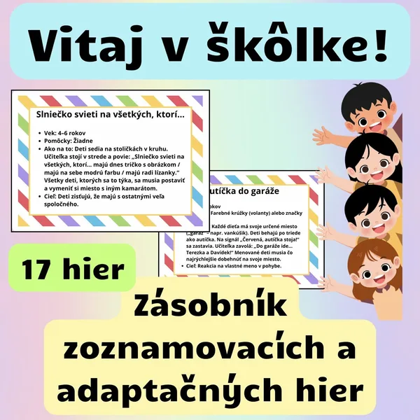 Zásobník zoznamovacích a adaptačných hier