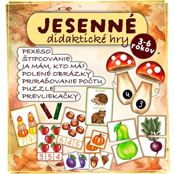 JESENNÉ DIDAKTICKÉ HRY