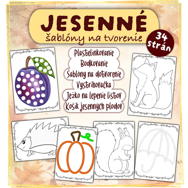 JESEŇ - ŠABLÓNY