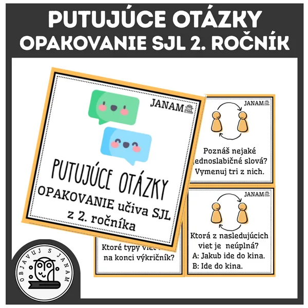 Putujúce otázky - Opakovanie učiva z 2. ročníka
