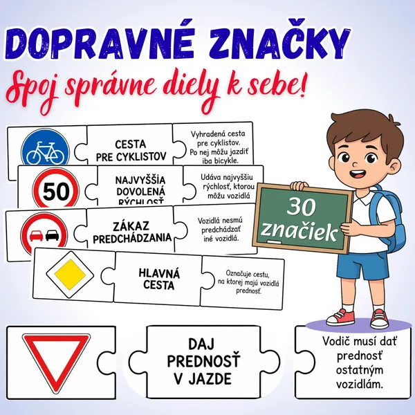 Dopravné značky / bezpečnosť na cestách / doprava