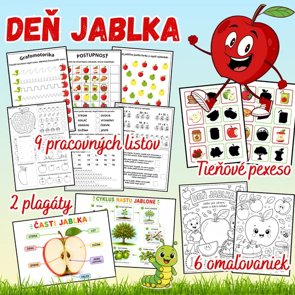 Deň jablka / Svetový deň jablka / jabĺčko / jeseň