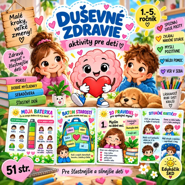 🧠 Duševné zdravie- Aj moja myseľ potrebuje starostlivosť 🧠