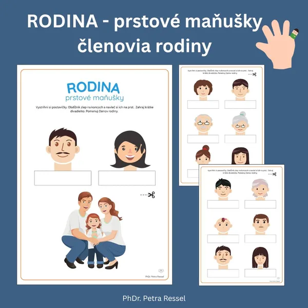 RODINA - prstové maňušky /(Family) 