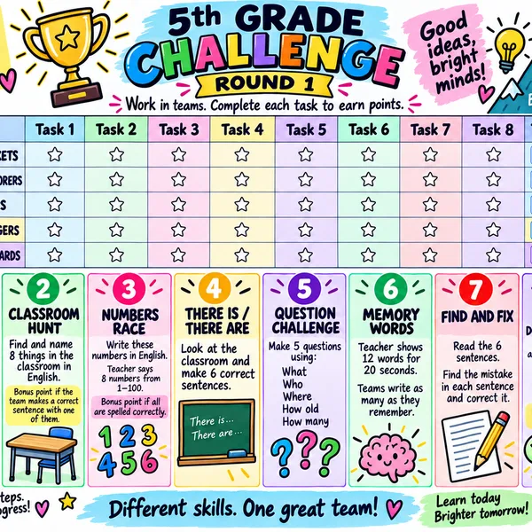 5th grade challenge