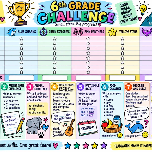 6th grade challenge