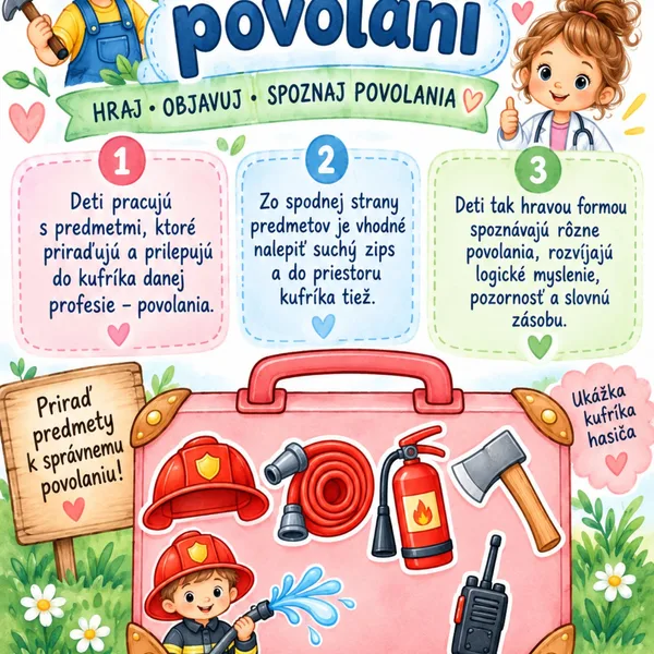 POVOLANIA - PROFESIE. Čarovný kufrík povolaní.