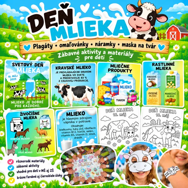 DEŇ MLIEKA - AKTIVITY