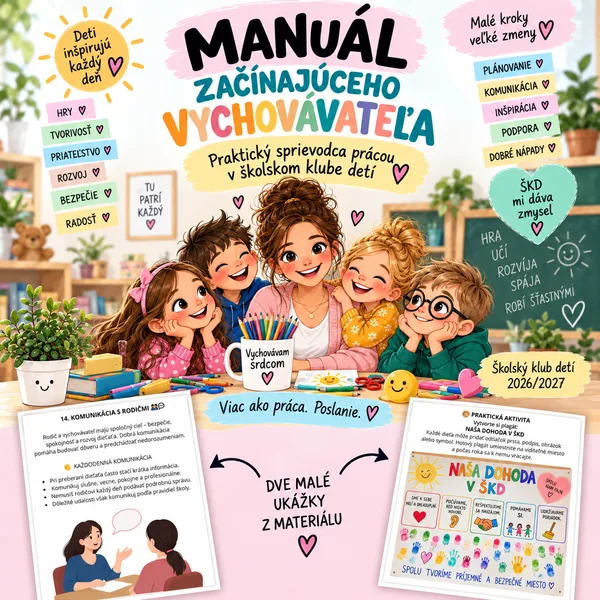 📚 MANUÁL ZAČÍNAJÚCEHO VYCHOVÁVATEĽA