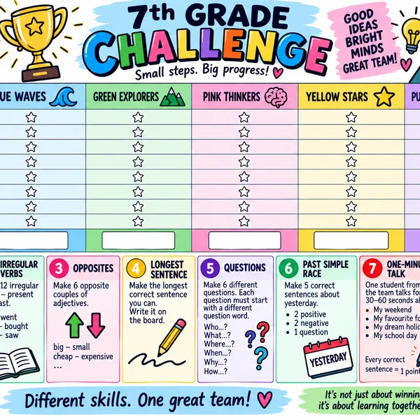 7th grade challenege