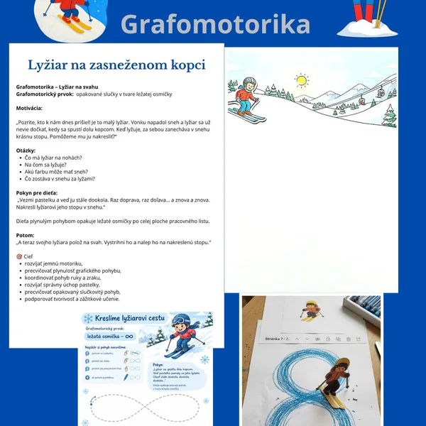 Zima-grafomotorika
