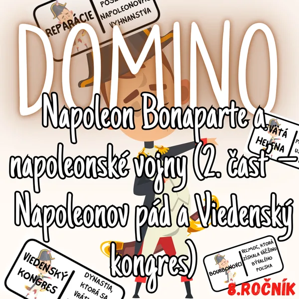 Domino - Napoleon Bonaparte a napoleonské vojny (2. časť – Napoleonov pád a Viedenský kongres)
